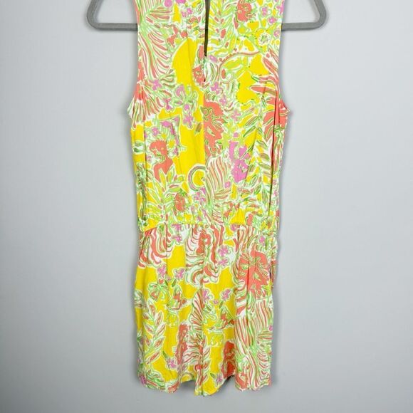 LILLY PULITZER X TARGET | Happy Place Romper in Challis Yellow Women’s Size S - Picture 9 of 11
